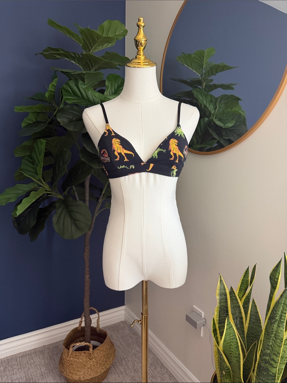 Jurassic Park Triangle Bralette - Women Intimates